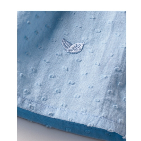 Light Blue Ruffle-Shoulder Tank & Pull-On Shorts Set - Kids - Picture 2 of 11